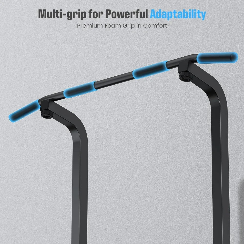 Power Tower Dip Station Pull Up Bar for Home Gym Strength Training Workout Equipment, 400LBS. weights ,Weight Lifting